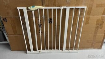 Dětská zábrana na schody kovová s rozšířením