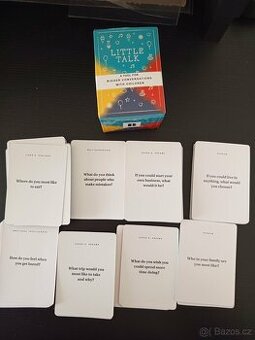 Karty v angličtině, otázky, little talk,