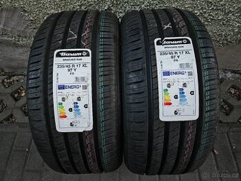 Pneumatiky pneu 235/45 R17 letní Barum 2ks nové