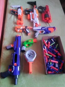 dětské pistole Nerf + náboje