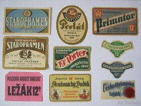 57ks - staré pivní etikety před rokem 1948