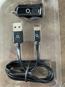 1 m kabel USB a mikro USB nabijecka do auta - 1
