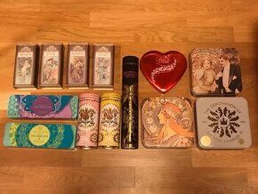 Plechová dóza - Fortum & Mason - Karel III. - Mucha - Lindt