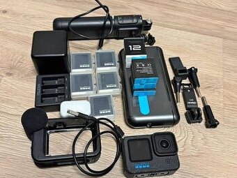 GoPro Hero 12 + příslušenství