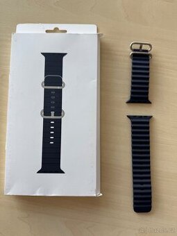 Řemínek na Apple Watch 49mm námořnicky modrý Oceánský