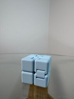 Antistresová hračka – Infinity Cube (modrý) - 1