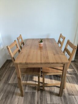 Stůl + 4 židle (IKEA Jokkmokk)