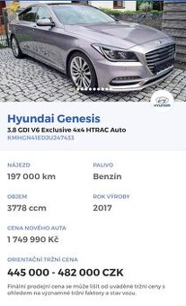 Hyundai GENESIS G80 facelift AWD Automat 8-st