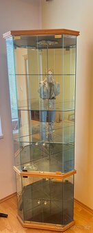 Krásná skleněná vytrína Glassbytex