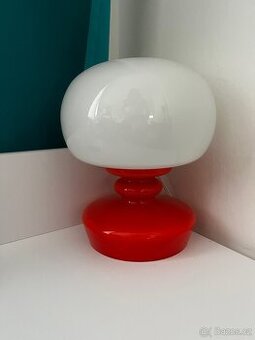 Skleněná retro lampa Štěpána Tabery