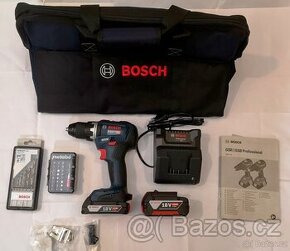 Vrtačka Bosch Professional +baterie +nabíječka+příslušenství
