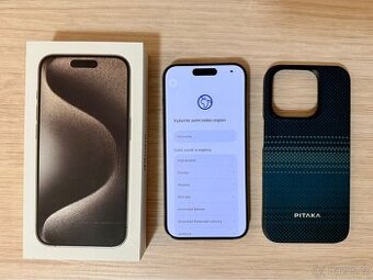 iPhone 15 Pro, Natural Titanium, 256GB