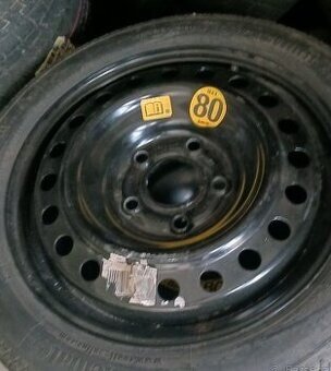 Dojezdové úzké kolo rezerva 5x115 16 Zafira C