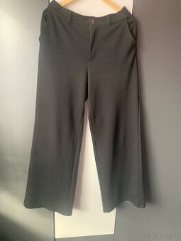 DÁMSKÉ MÓDNÍ ŠIRŠÍ KALHOTY DO CHLADNÝCH DNŮ,vel: L - 1