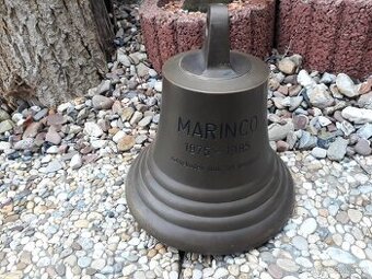 Starý mosazný lodní zvon Marinco 1975-1985 Holandsko