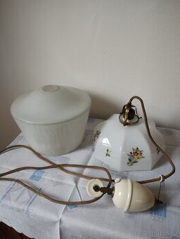 Prodám starožitné krásně zachovalé závěsné lustry