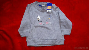 Mikina 86/92 s kočičkou Lupilu, nová -