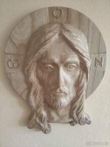 Madona, Ježíš , kříž, svícen, miska