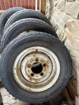 Ocelová kola na LandRover Defender 90