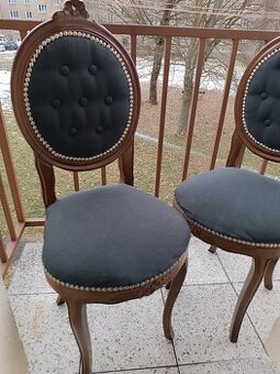 Prodám 2 nádherné židle ve stylu Ludvíka XIV.