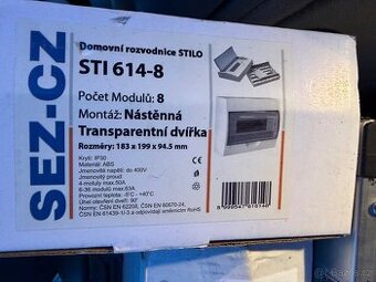 El.rozvadece ruzne druhy viz foto