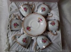 Kávový ozdobný set MZ Czechoslovakia