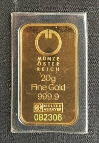 Zlatý investiční slitek 20g Fine Gold