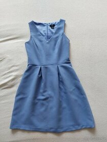 Dámské letní modré šaty - velikost S - 1