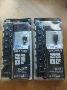 7 portů LED USB 2.0 Adaptér Hub-kus