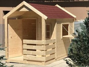 Dětský dřevěný zahradní domeček
