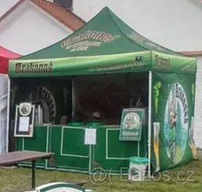 Prodejní stánek Krakonoš, kovový,plachtový - 1