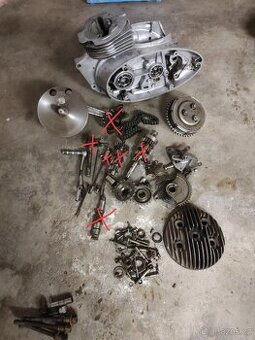 Díly motoru Jawa 250/353