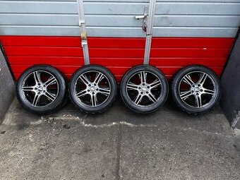 ALU kola MSW 16" 7J ET48 + zimní pneu 205/55/R16