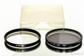 2 ks B+W 67mm UV MRC + C-POL polarizační TOP STAV