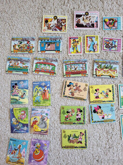 57ks Mickey Mouse/Disney poštovních známek nové