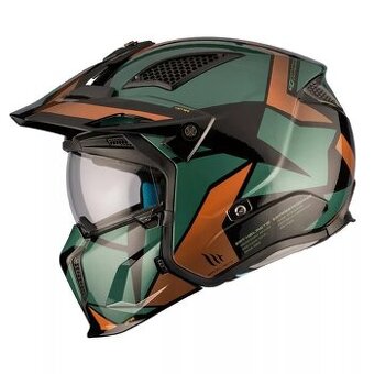 Přilba s maskou MT Streetfighter SV S P1R A9