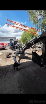 Minibagr Jansen MB-360° benzínový kráčející bagr