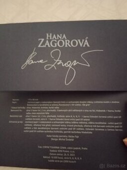 Paměťni list bankovka Hana Zagorová