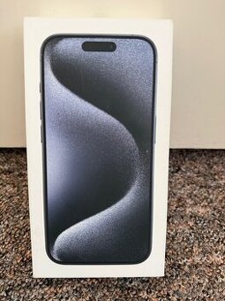 Apple iPhone 15 Pro 256gb Blue. TOP stav, zaruka.