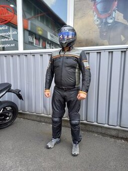 Kožená bunda a kalhoty PSI XXL