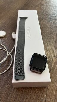 Apple WATCH 6 40mm SPACE GRAY ALUMINUM Case+řemínek MILANESE