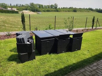 Zahradní ratanová sestava Tectake