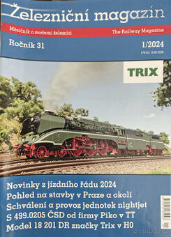 Železniční magazín 2024 + katalog Roco 2025