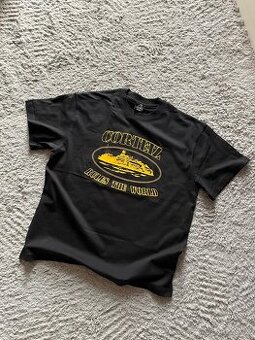 Corteiz OG Alcatraz Tee Black Yellow