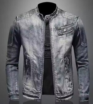 Bunda jeans na motorku