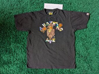 Bape MULTI CAMO COLLEGE MILO TEE
