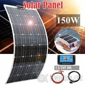 Sada solární panel + regulátor 150 W  NOVÝ