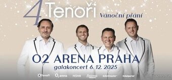 6.12.19:00 4TENOŘI: Vánoční přání VIP klubove patro