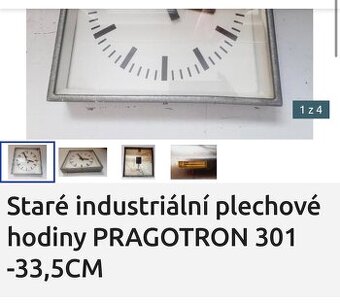 Stare hodiny pragotron