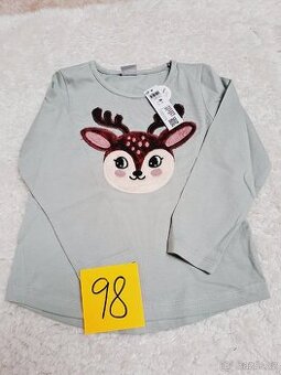 Vánoční tričko Lindex, vel. 98